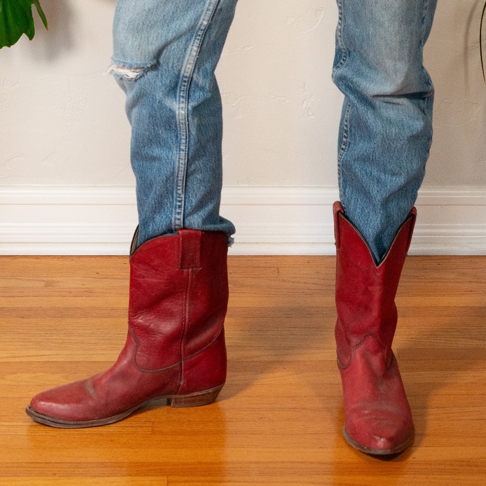 Red Cowgirl Boot